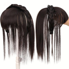 30 48 Cm Hair Toppers For Women Synthetic Fiber Toppers With Bangs