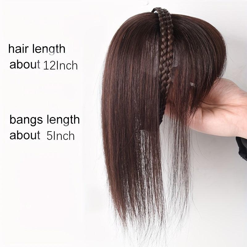 30 48 Cm Hair Toppers For Women Synthetic Fiber Toppers With Bangs