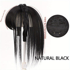 30 48 Cm Hair Toppers For Women Synthetic Fiber Toppers With Bangs