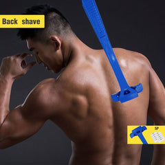 Men's Back Hair Removal Razor with Adjustable Handle