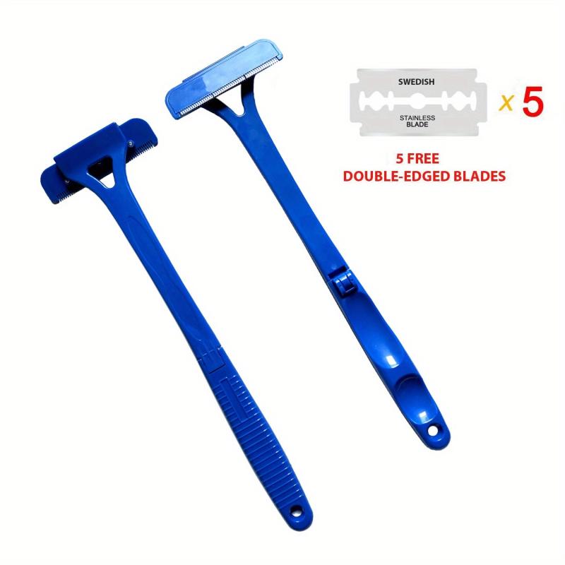 Men's Back Hair Removal Razor with Adjustable Handle