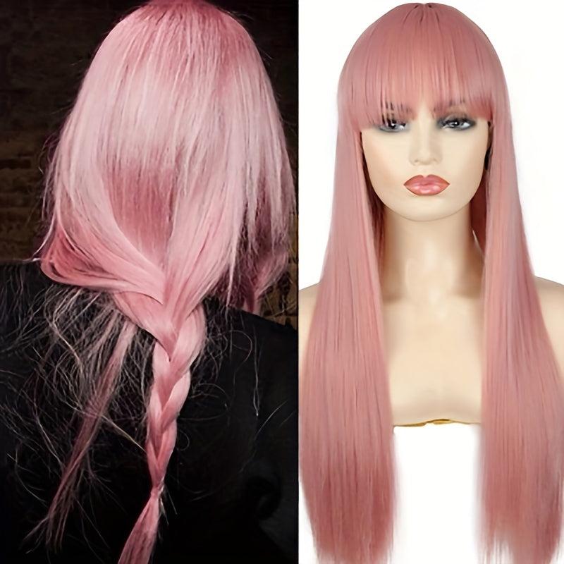 Cosplay Anime Wig Long Straight Synthetic Natural Wig