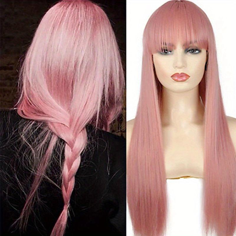 Cosplay Anime Wig Long Straight Synthetic Natural Wig