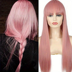Cosplay Anime Wig Long Straight Synthetic Natural Wig