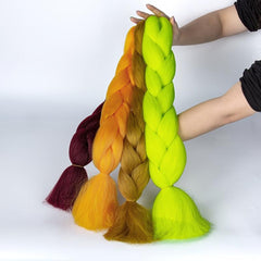 Jumbo Braiding Hair Extension High Temperature Synthetic Hair