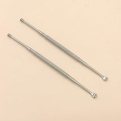 2pcs Double Ended Ear Wax Remover Ear Cleaning Tool