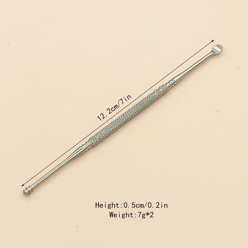 2pcs Double Ended Ear Wax Remover Ear Cleaning Tool
