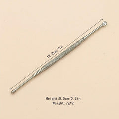 2pcs Double Ended Ear Wax Remover Ear Cleaning Tool