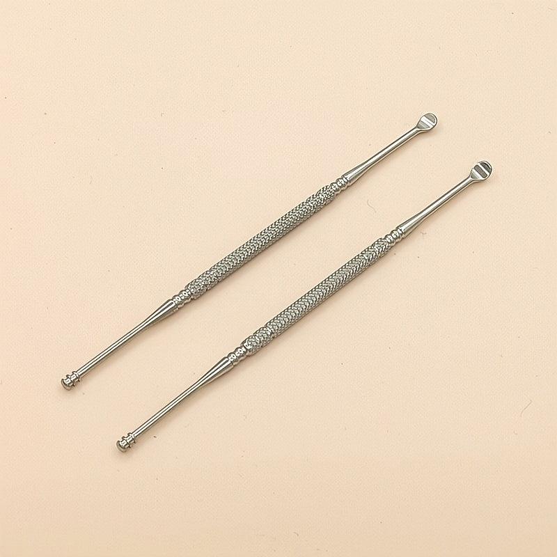 2pcs Double Ended Ear Wax Remover Ear Cleaning Tool