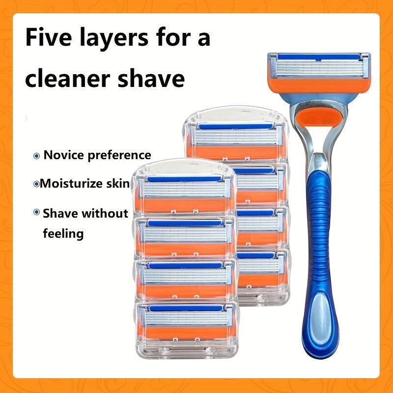 5-Layer Manual Safety Razor Set for Men and Women