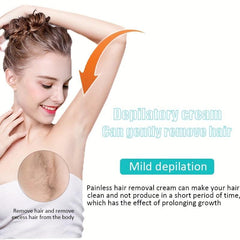 Hair Remover For Women Depilatory Cream Painless Flawless Hair Remover 50ml