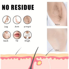 Hair Remover For Women Depilatory Cream Painless Flawless Hair Remover 50ml