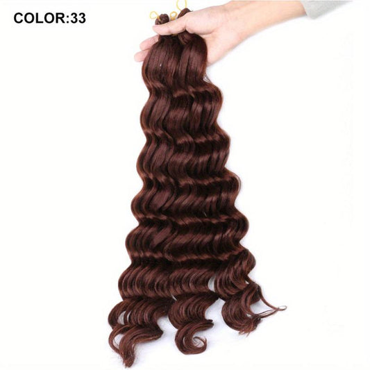 Water Wave Hair Bundles Synthetic Crochet Braids for Curly Hair