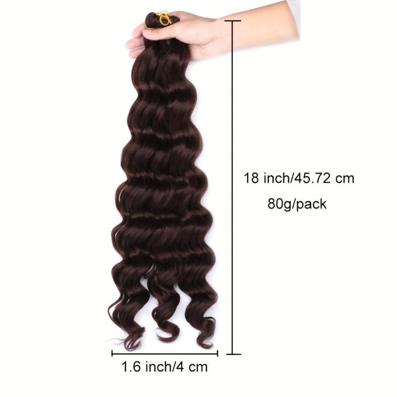 Water Wave Hair Bundles Synthetic Crochet Braids for Curly Hair
