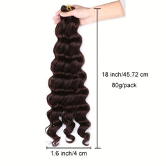 Water Wave Hair Bundles Synthetic Crochet Braids for Curly Hair