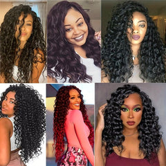 Water Wave Hair Bundles Synthetic Crochet Braids for Curly Hair