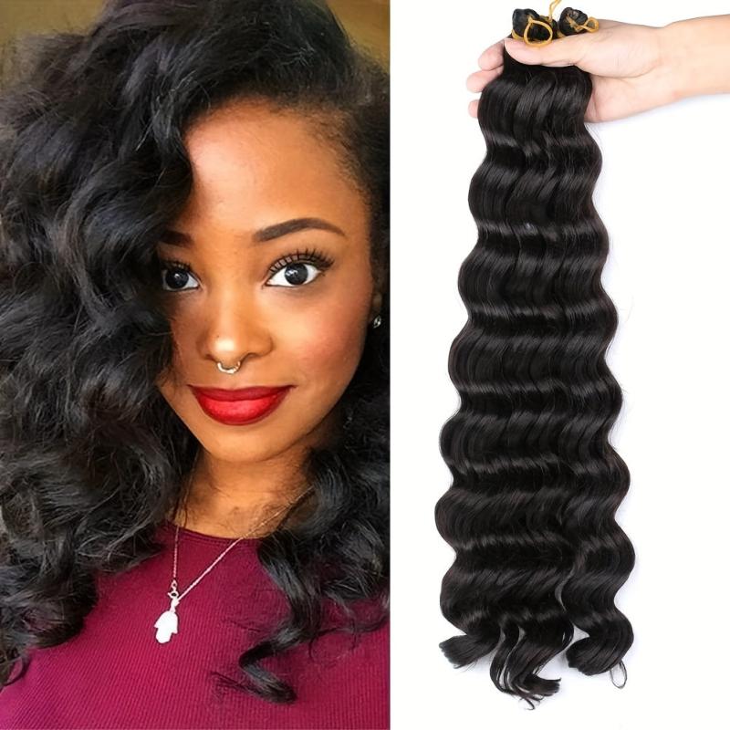 Water Wave Hair Bundles Synthetic Crochet Braids for Curly Hair