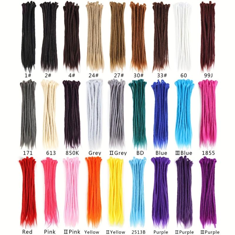 5 Strands pack Dreadlocks Extensions Crochet Braids Reggae Hair