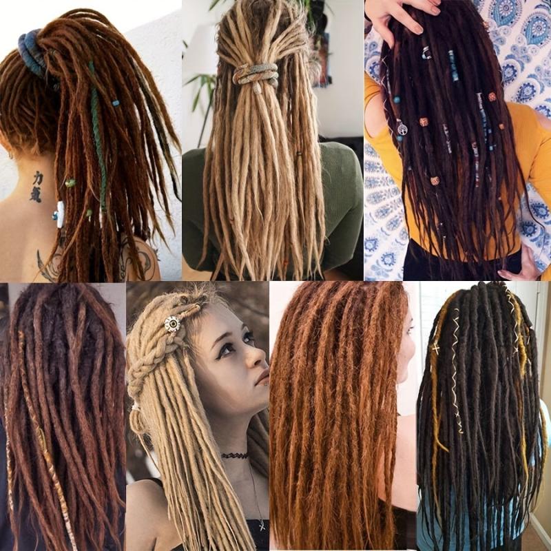 5 Strands pack Dreadlocks Extensions Crochet Braids Reggae Hair