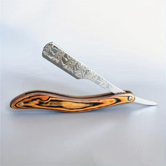 Wood Handle Straight Edge Razor for Hair Removal