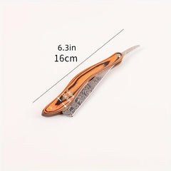 Wood Handle Straight Edge Razor for Hair Removal