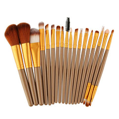 18 Pc Makeup Brush Set for Blush Eyeshadow & More - Perfect Birthday Gift