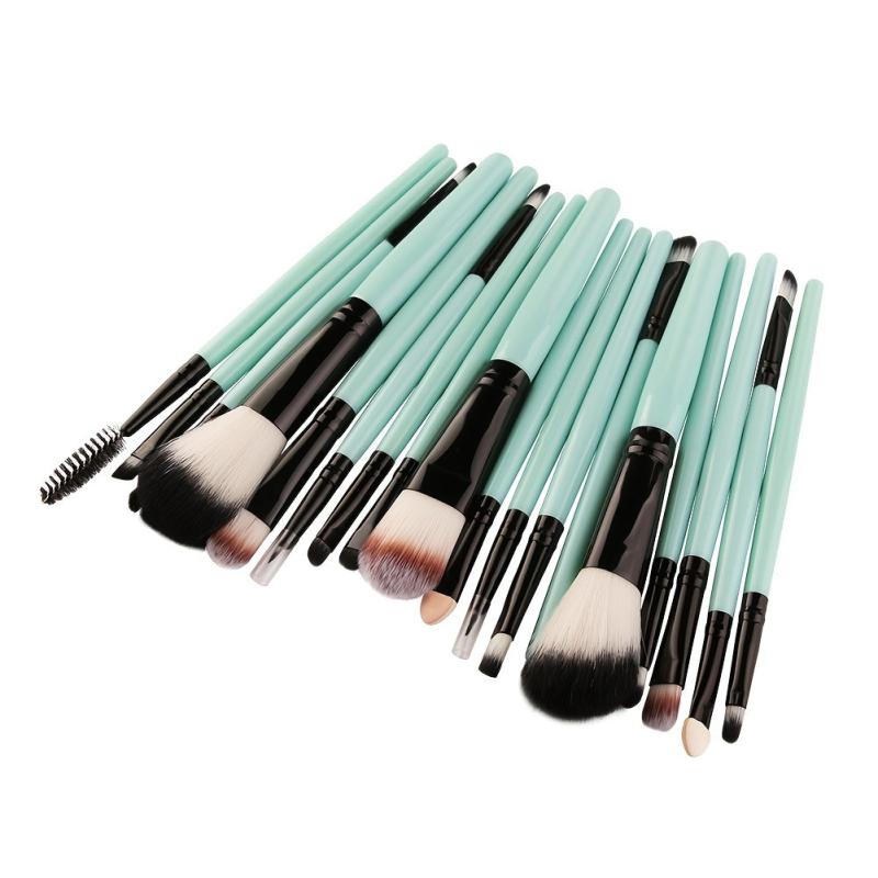 18 Pc Makeup Brush Set for Blush Eyeshadow & More - Perfect Birthday Gift