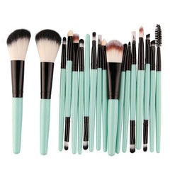 18 Pc Makeup Brush Set for Blush Eyeshadow & More - Perfect Birthday Gift