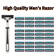 Classic Razor Shaving Replacement Blades Skin Guard Included Razor Holder