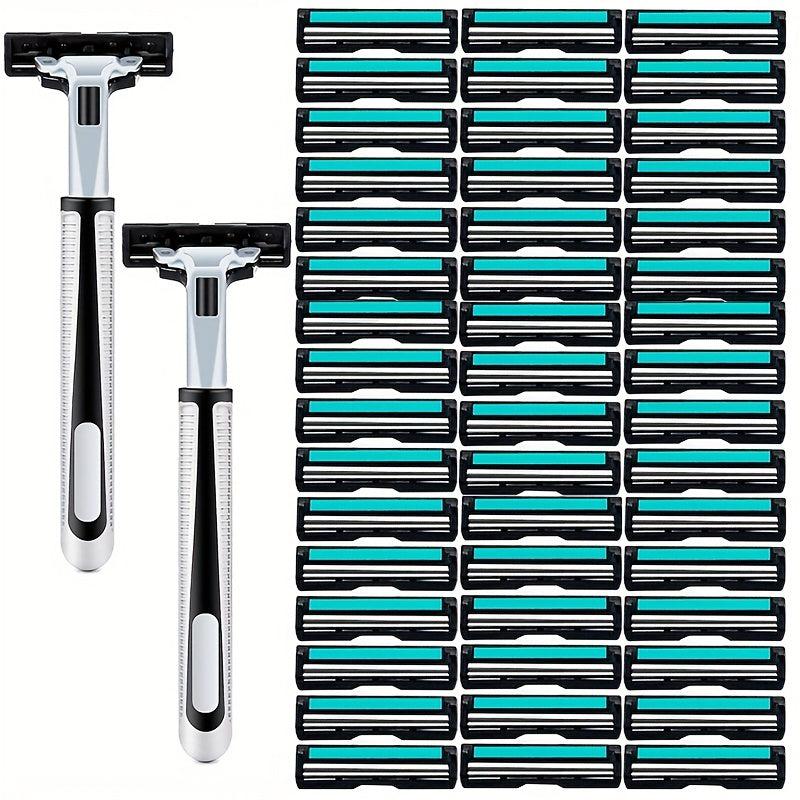 Classic Razor Shaving Replacement Blades Skin Guard Included Razor Holder