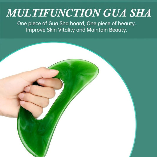 Gua Sha Massage Tool With Handle for Body Back Neck Face Leg Massage