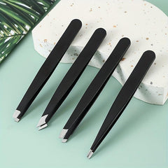 Professional Stainless Steel Tweezers For Eyebrows - Great Precision
