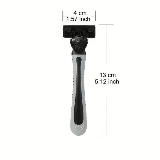 Plastic Safety Razor with Anti-Slip Handle for Men and Women