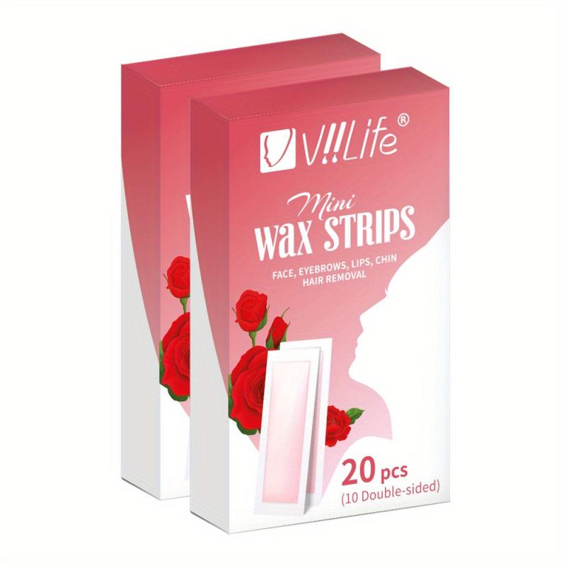 Painless Rose Wax Strips for Hair Removal for Women and Men