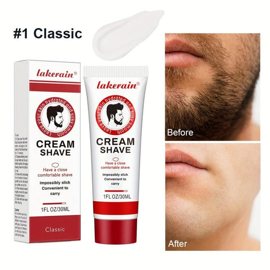 Men's Natural Shaving Cream Softens Beard for Easy Shaving
