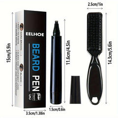 3PCS Beard Filler Kit Waterproof Long Lasting Natural Makeup Beard Pen