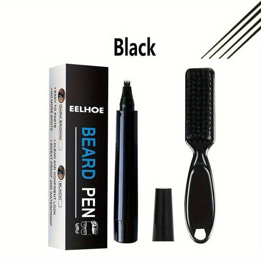 3PCS Beard Filler Kit Waterproof Long Lasting Natural Makeup Beard Pen