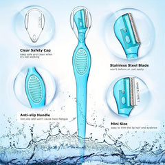 Eyebrow Razor Facial Razor Eyebrow Grooming Tool Stainless Steel Eyebrow Shears