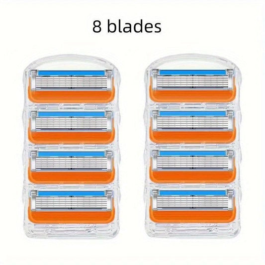 5 Layer Razor Blades 36 24 12 8 4pcs Replacement Blades Vintage Wet Shave