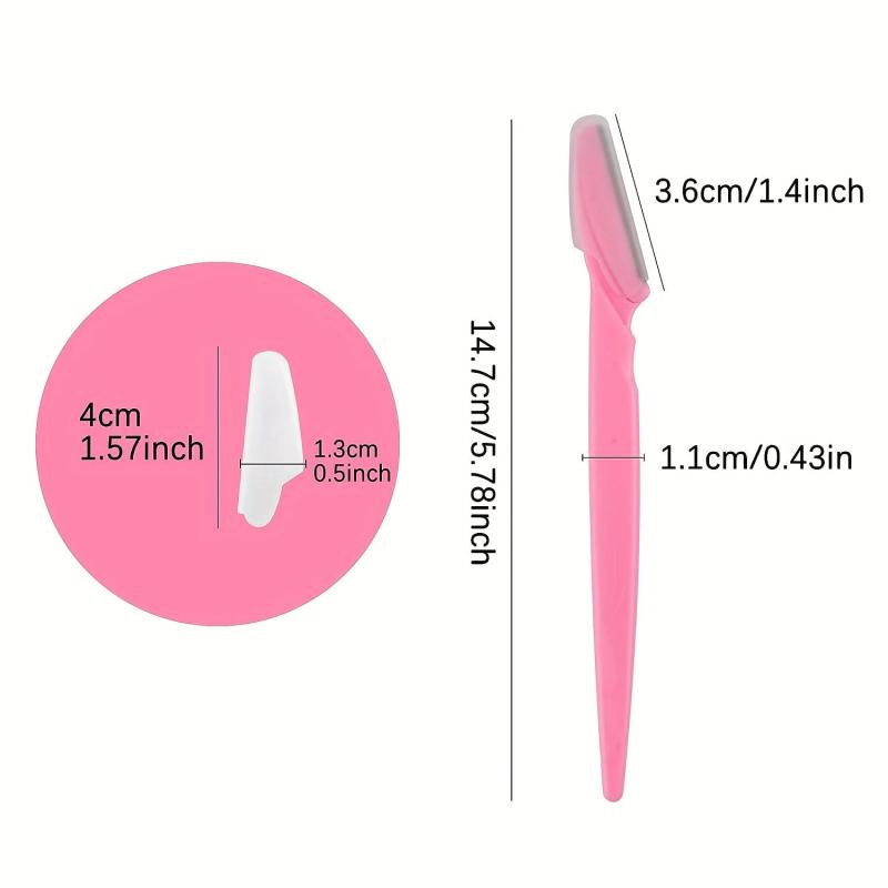 12 Pcs Eyebrow Razor Women's Facial Exfoliating Tool