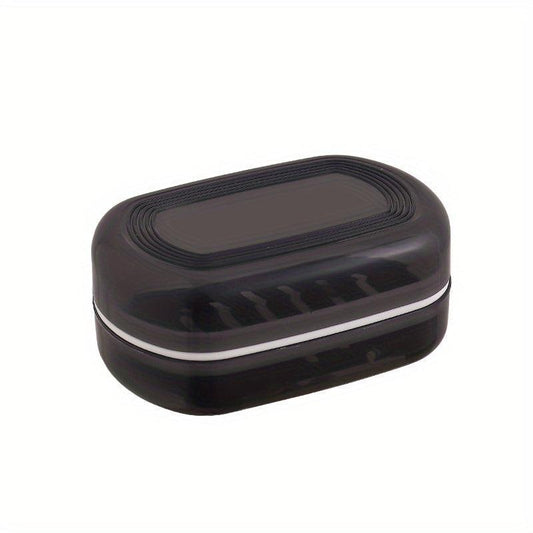 Leak Proof Travel Soap Box with Detachable Drainage Layer - 1 Pack