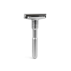 Adjustable Double Edge Safety Razor + 5 Blades for Smooth Shaving