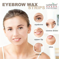12 Sheets Honey Waxing Strips for Painless Hair Removal
