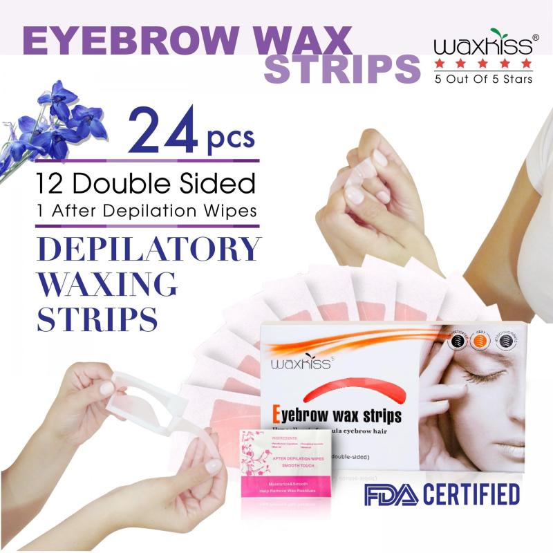 12 Sheets Honey Waxing Strips for Painless Hair Removal