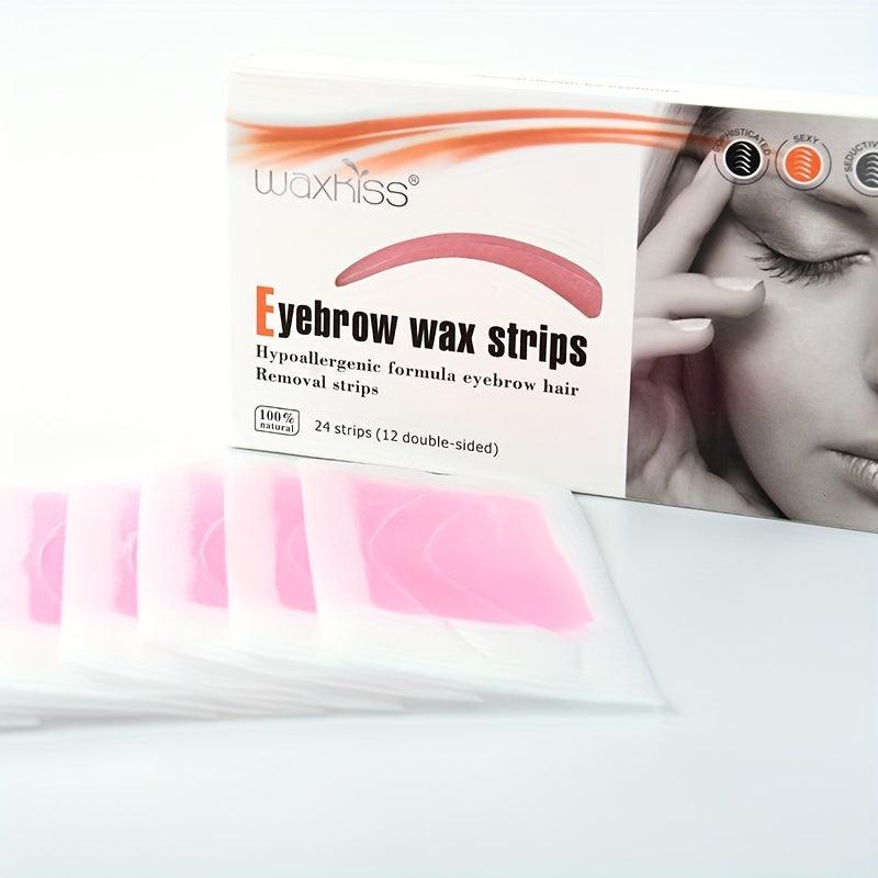 12 Sheets Honey Waxing Strips for Painless Hair Removal