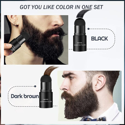 Beard Filler Stick & Brush Combo - Natural Finish