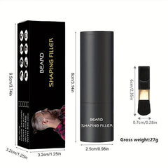 Beard Filler Stick & Brush Combo - Natural Finish