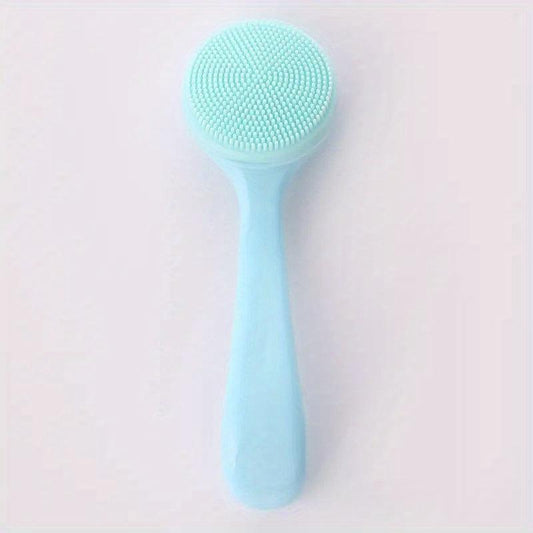 2pcs Skin Massage Brush Exfoliating Facial For Deep Cleaning Care Pink
