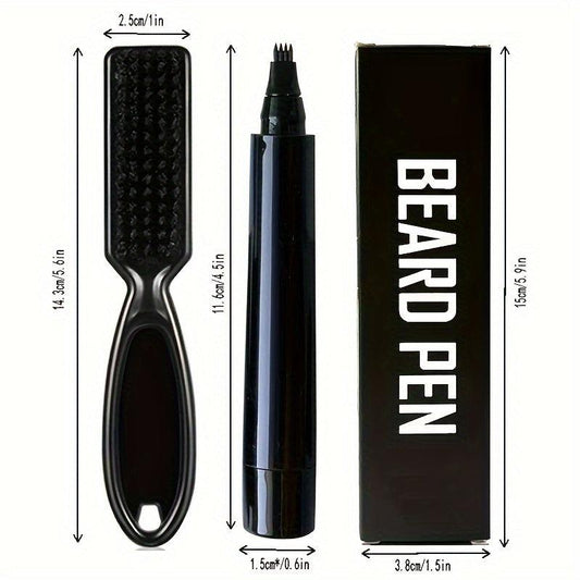 Beard Pencil Filler Meliza Waterproof Sweat Proof Long Lasting Natural Finish