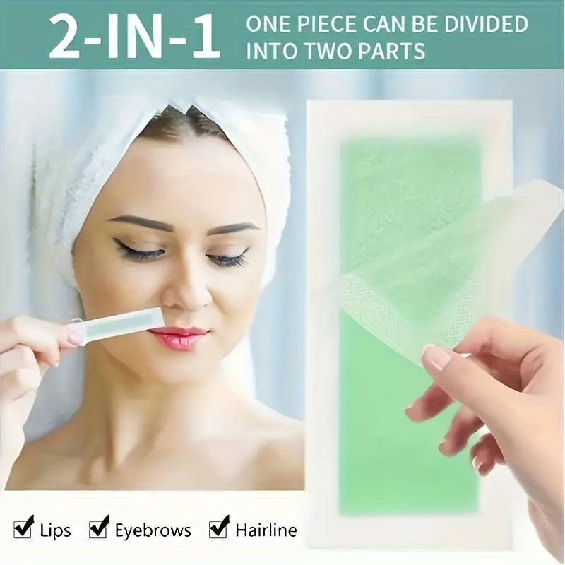 Ready to Use Wax Strips For Women - 50 Wax Strips Hair Removal